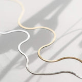 Snake silver waist chain