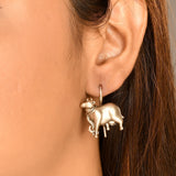 Dhenu silver earrings