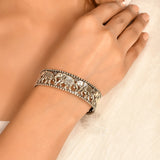 Gajanan Silver Bangle