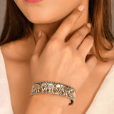 Gajanan Silver Bangle