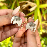Gaj silver earrings