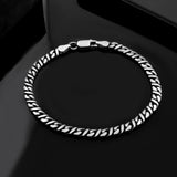 Prism Mens silver bracelet