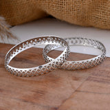 Paridhi Silver Bangle