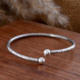 Gargi Silver Bangle