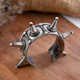 Damini Silver Bangle Cuff
