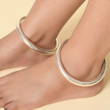 Tribal silver leg kada