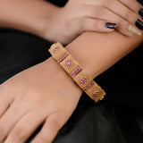 Vidya Silver Bangle