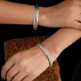 Paridhi Silver Bangle