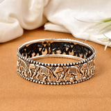 Gajanan Silver Bangle