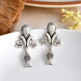 Matsya Silver Earrings