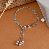 Dhriti Silver Anklets