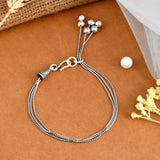 Dhriti Silver Anklets