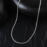 Mens silver Faro chain