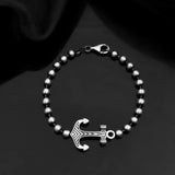 Anchor Italian silver bracelet