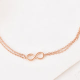 Infinity Silver Anklets