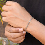 Knight Italian Silver Bracelet