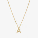 Tiny Letter Necklace