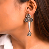 Dipta Tribal Pure Silver Earrings