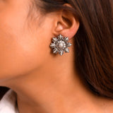 Ishani Tribal Pure Silver Studs