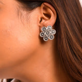 Anina Tribal Pure Silver Studs