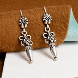 Nishi Tribal Pure Silver Earrings