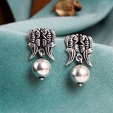 Nirja Tribal Pure Silver Earrings