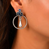 Saarang silver earing