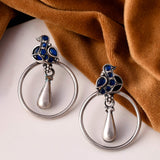 Saarang silver earing