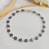 Butterfly Silver Anklet