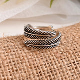 Keya silver ring