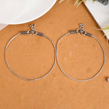 Tribal chain silver anklet