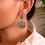 Dhaal silver earrings
