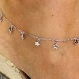 Star charm Anklet