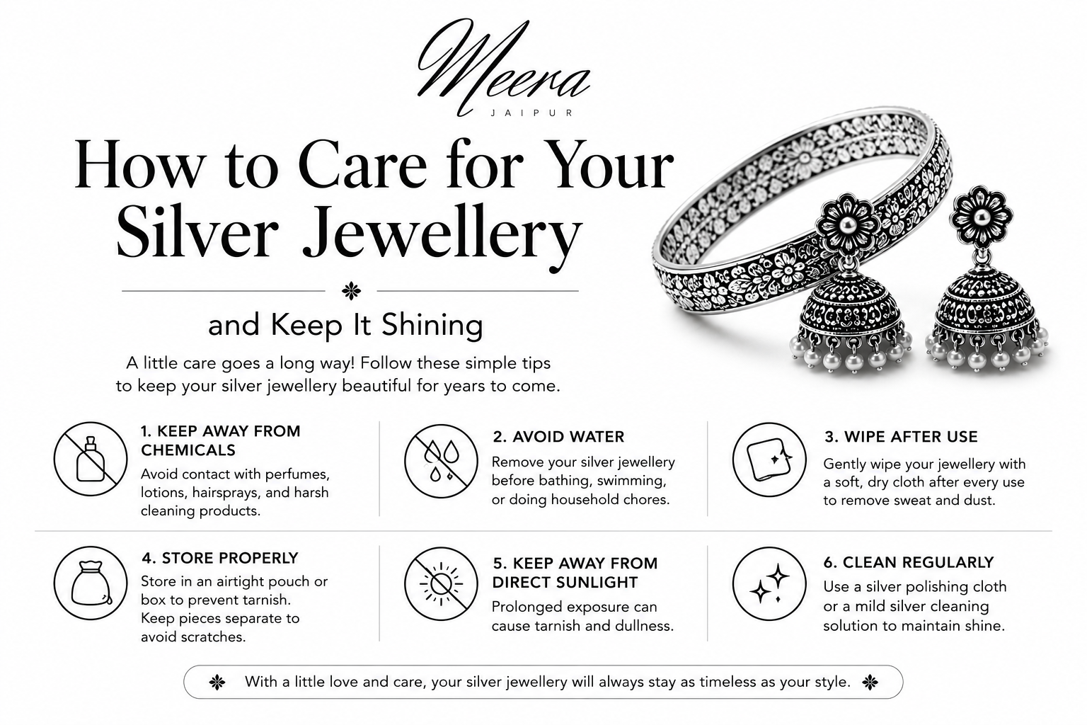How to Care for Your Silver Jewellery and Keep It Shining