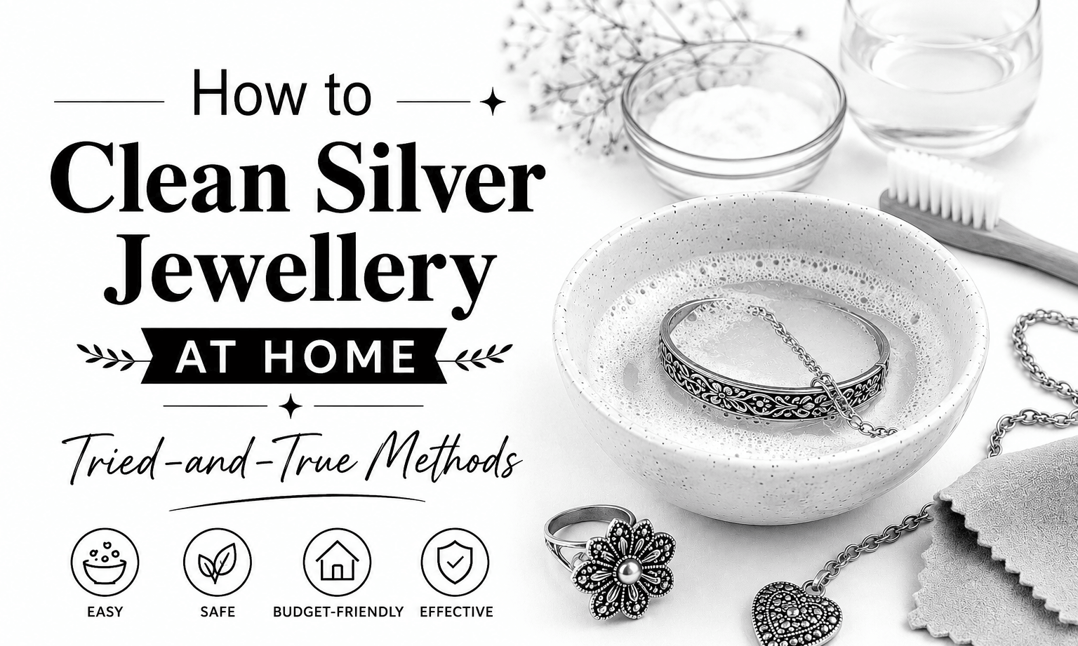 How to Clean Silver Jewellery at Home
