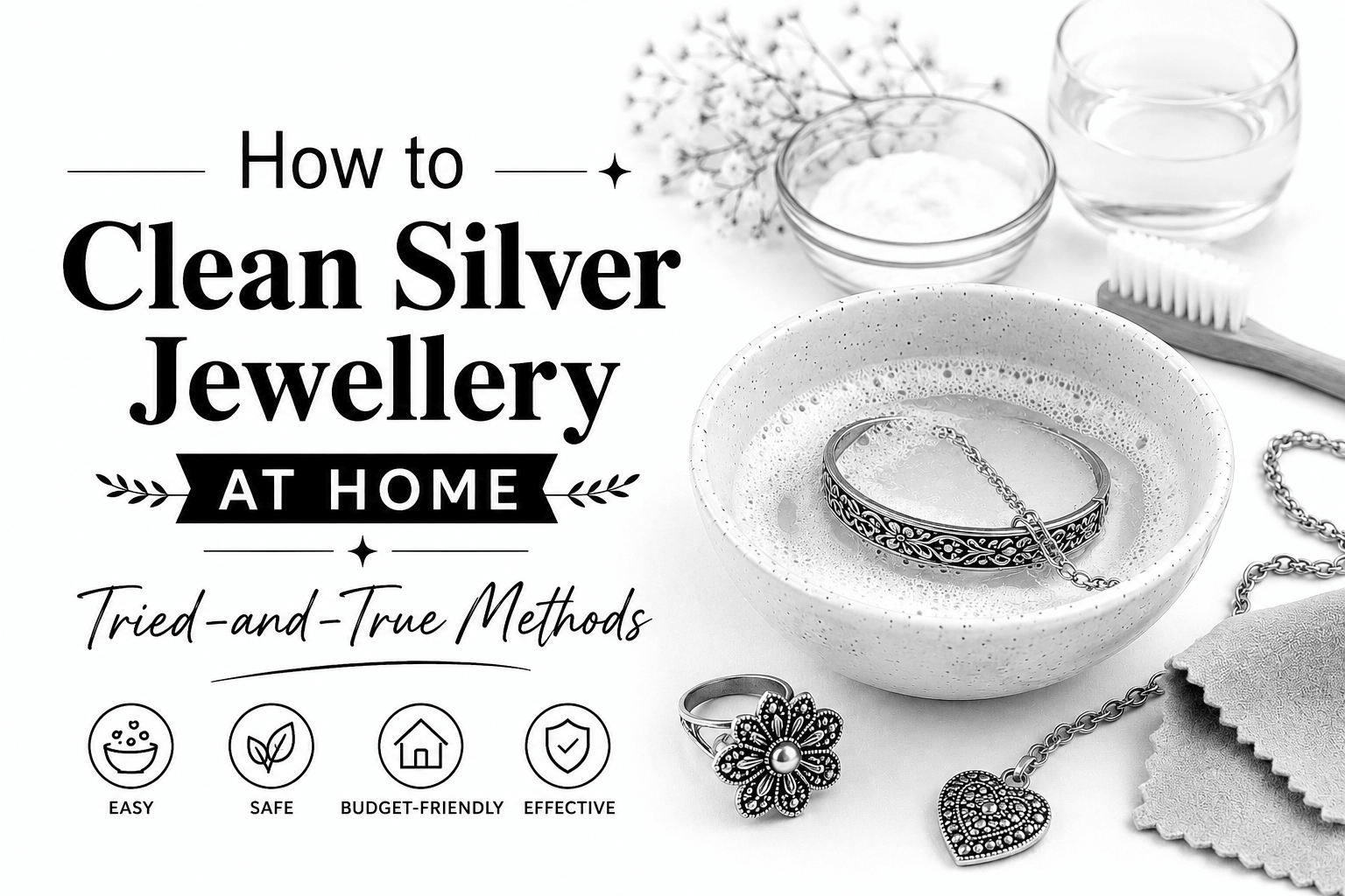 How to Clean Silver Jewellery at Home
