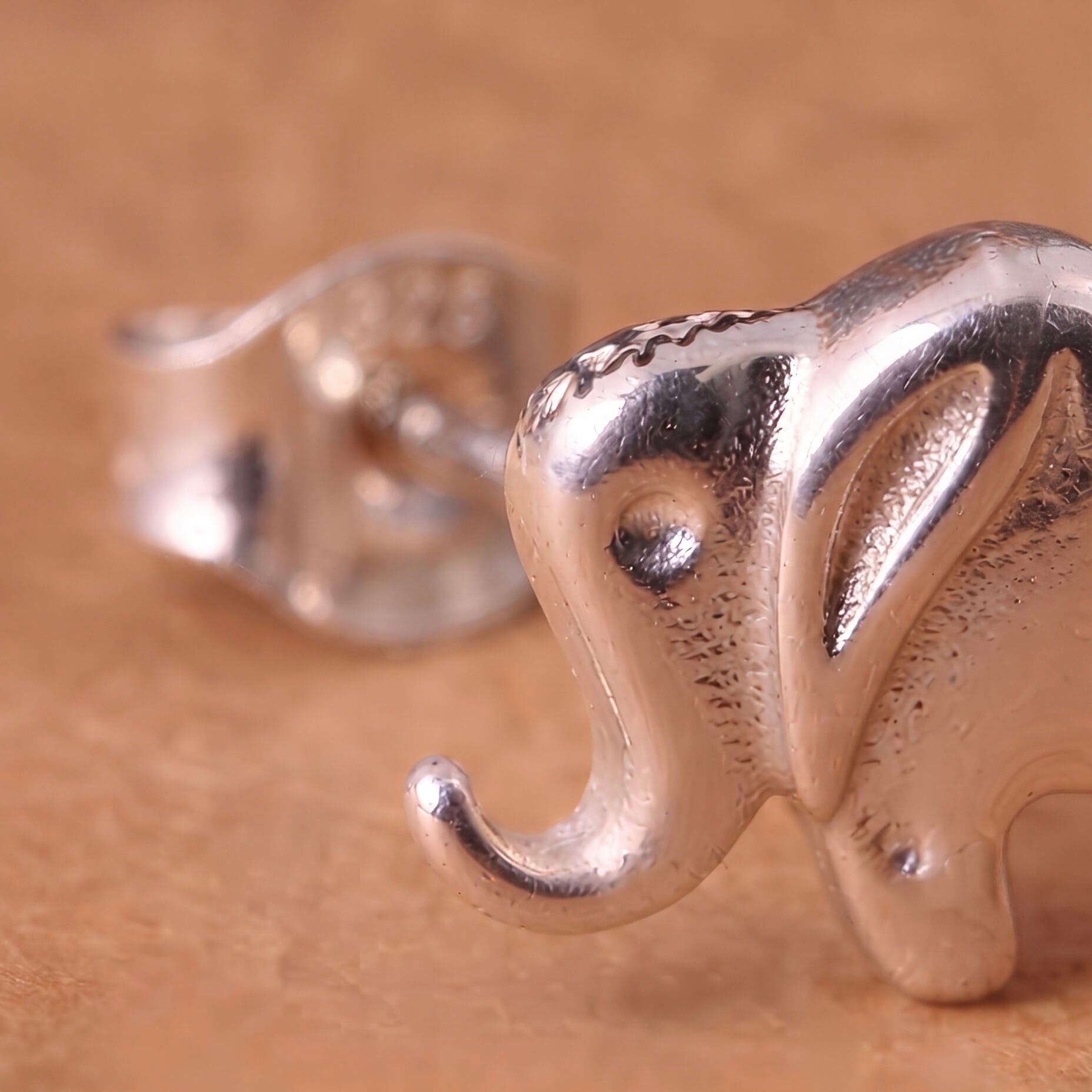 Elephant Stud Earrings