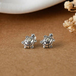 Tortoise Studs - 925 Silver Jewellery Meera Jaipur