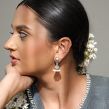 Dhara silver earrings