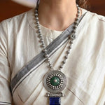 Neelam Necklace - 925 Silver Jewellery Meera Jaipur