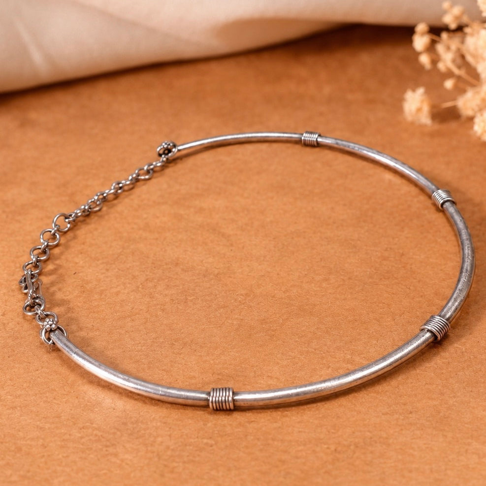Mohini Silver Hasli