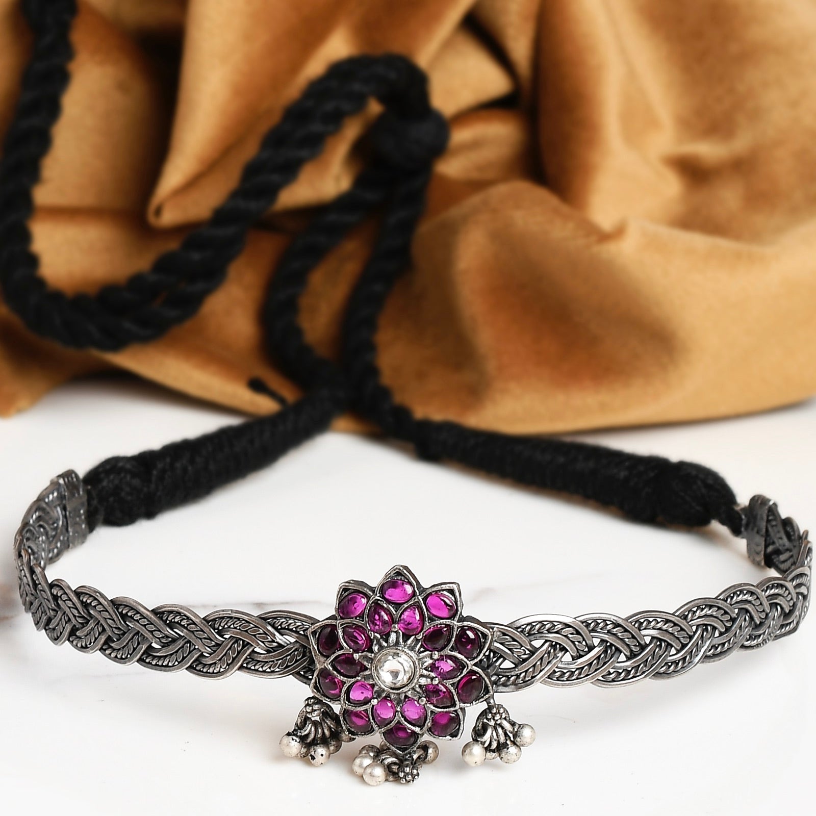 Laakshi Pure Silver Necklace