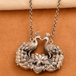 Raj Mayur Necklace - 925 Silver Jewellery Meera Jaipur