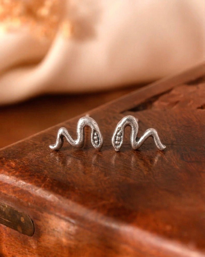 Sarp Studs - 925 Silver Jewellery Meera Jaipur