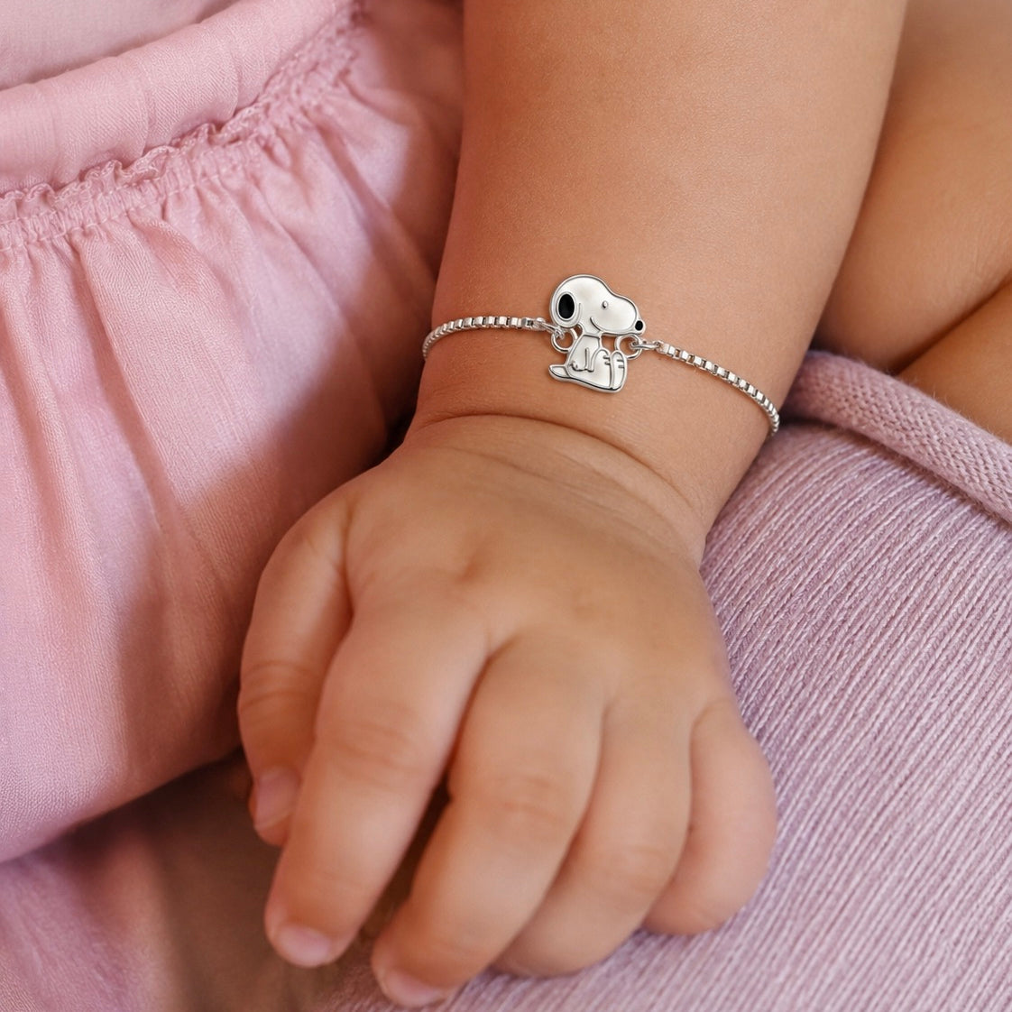 Classic Snoopy Silver Bracelet