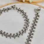 Jodha Anklets - 925 Silver Jewellery Meera Jaipur