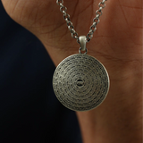 Ram silver pendant