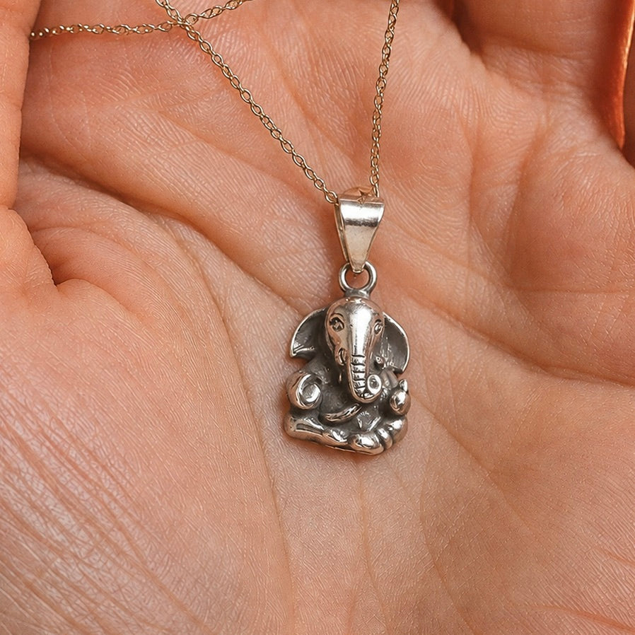 Lord Ganesha Silver Pendant