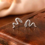 Sarp Studs - 925 Silver Jewellery Meera Jaipur
