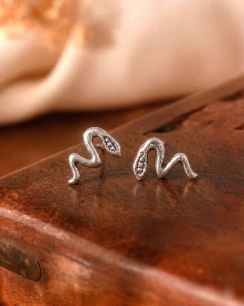 Sarp Studs - 925 Silver Jewellery Meera Jaipur